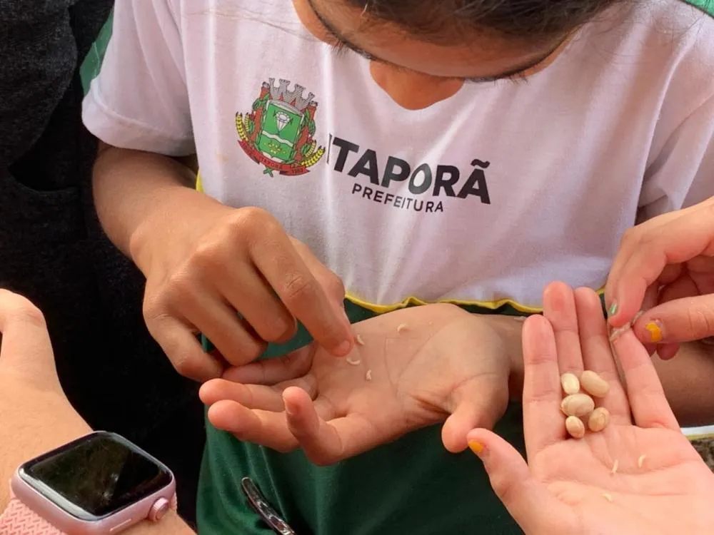 Alunos de Itaporã plantam mudas em parceria com a UFGD na Semana do Meio Ambiente